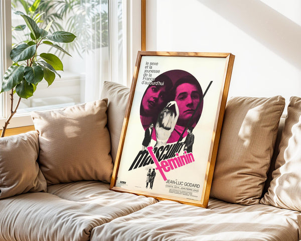 Masculin Féminin, 60s New Wave French Movie Poster (Digital Download) 1455588504