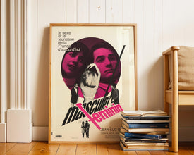 Masculin Féminin, 60s New Wave French Movie Poster (Digital Download) 1455588504