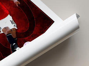 Matheus Cunha Poster United Football Print, Football Fan Gift 4398958073