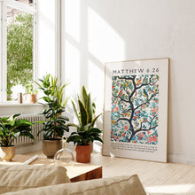 Matthew 6 Look At the Birds of the Air Vintage Christian Art Bible Verse Wall Art Christian Wall Art Housewarming Gift Religious Poster Gift 1724554986