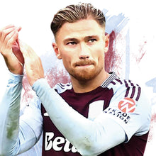 Matty Cash - 202425 - Home Kit - Football Poster - Football Print 1797034158