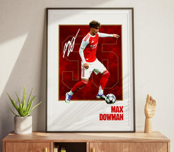 Max Dowman Football Poster North London Fan Art 4384907747