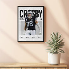 Maxx Crosby #98 Poster Las Vegas Football Wall Art