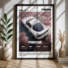 Mazda RX-7 FD Poster JDM Rotary Car Wall Art 4371068080