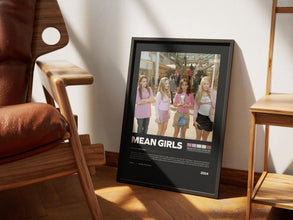Mean Girls Poster, Retro Movie, Vintage Film, Mark Waters, Lindsay Lohan, Rachel McAdams 4412256627
