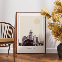 Mecca Poster Print, Mecca Travel Poster, Mecca Minimalistic Wall Art, Mecca, Saudi Arabia 1882438493