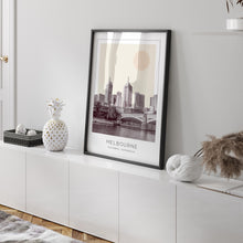 Melbourne Poster Print, Melbourne Travel Poster, Melbourne Minimalistic Wall Art, Melbourne, Victoria, Australia 1868246754