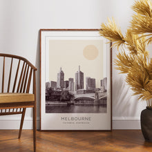 Melbourne Poster Print, Melbourne Travel Poster, Melbourne Minimalistic Wall Art, Melbourne, Victoria, Australia 1868246754