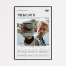 Memento, Christopher Nolan, Retro Movie Poster, Custom Movie Poster 4421166605