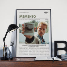 Memento, Christopher Nolan, Retro Movie Poster, Custom Movie Poster 4421166605