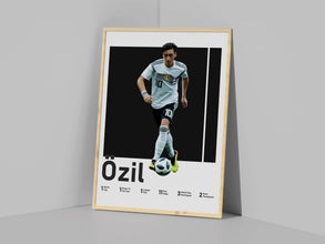 Mesut Özil Football Poster, German Midfielder, Teen Room Decor Sport Poster 1593828981