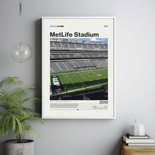 MetLife Stadium Poster, New York Jets Poster Print, NFL Stadium Poster, Football Fan Gift Print