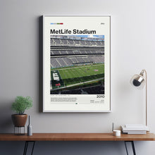 MetLife Stadium Poster, New York Jets Poster Print, NFL Stadium Poster, Football Fan Gift Print