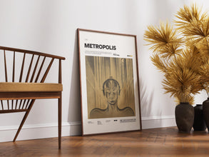Metropolis Poster, Fritz Lang's 1927 Film Metropolis Print, Brigitte Helm and Alfred Abel Cult Movie Poster, Movie Wall Art Idea 1903841111