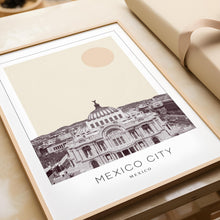 Mexico City Poster Print, Mexico City Travel Poster, Mexico City Minimalistic Wall Art, Mexico City, Mexico 1868248504