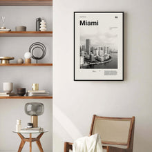 Miami Art Print  Miami Poster  Miami Wall Art  Mid Century Poster  Travel Print Art  Miami 1591770561