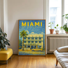 Miami Poster, Miami Avalon Hotel Wall Art, Miami Print, Miami Wall Art, Miami Beach Poster, Art Deco Building, Miami Gift, Miami Beach Print