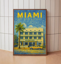 Miami Poster, Miami Avalon Hotel Wall Art, Miami Print, Miami Wall Art, Miami Beach Poster, Art Deco Building, Miami Gift, Miami Beach Print