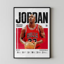 Michael Jordan #23 Poster Chicago Basketball Wall Art 1