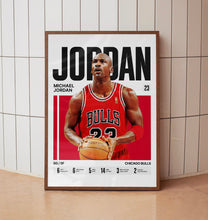 Michael Jordan #23 Poster Chicago Basketball Wall Art 1
