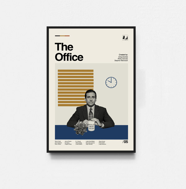 Michael Scott Poster, The Office Poster, Tv Show Poster, Midcentury Art, Minimalist Art, Retro Poster, Vintage Poster, Home Decor 1825646378