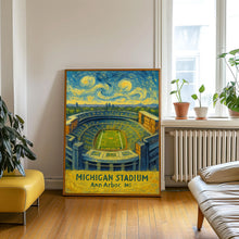 Michigan Stadium Travel Print Wall Art, Michigan Stadium - Ann Arbor, Mi City Print, Michigan Stadium Travel Gift, Wall Art