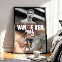 Micky van de Ven Football Poster Spurs Football Art Print 4394618278
