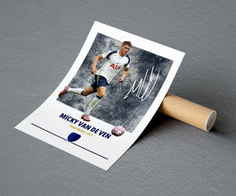 Micky van de Ven Poster Football Posters, Football Prints 4363100758