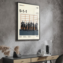 Mid Century Modern 9-1-1 Movie Poster, Retro Movie Print, Modern Vintage Movie Posters 1778286664