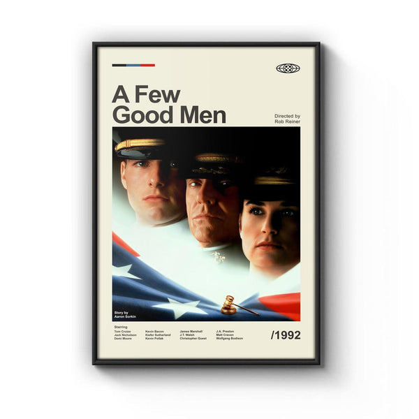 Mid Century Modern A Few Good Men Movie Poster, Retro Movie Print, Modern Vintage Movie Posters 1855959927
