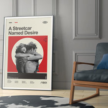 Mid Century Modern A Streetcar Named Desire Movie Poster, Retro Movie Print, Modern Vintage Movie Posters 1792488247