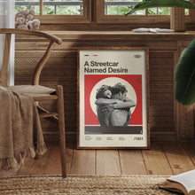 Mid Century Modern A Streetcar Named Desire Movie Poster, Retro Movie Print, Modern Vintage Movie Posters 1792488247