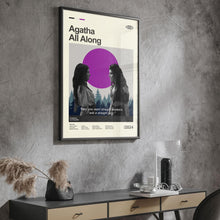 Mid Century Modern Agatha All Along Movie Poster, Retro Movie Print, Modern Vintage Movie Posters 1844250066