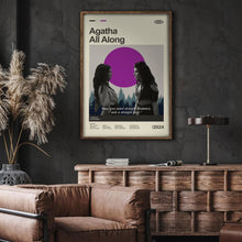 Mid Century Modern Agatha All Along Movie Poster, Retro Movie Print, Modern Vintage Movie Posters 1844250066