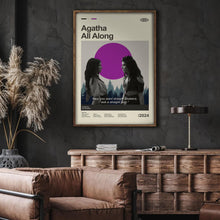 Mid Century Modern Agatha All Along Movie Poster, Retro Movie Print, Modern Vintage Movie Posters 1844250066