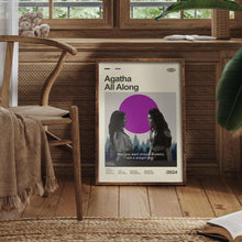 Mid Century Modern Agatha All Along Movie Poster, Retro Movie Print, Modern Vintage Movie Posters 1844250066