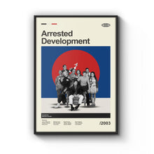 Mid Century Modern Arrested Development Poster, Retro Arrested Development Print, Modern Vintage Movie Posters 4315334103