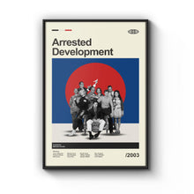 Mid Century Modern Arrested Development Poster, Retro Arrested Development Print, Modern Vintage Movie Posters 4315334103