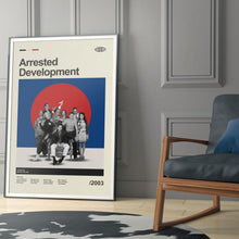 Mid Century Modern Arrested Development Poster, Retro Arrested Development Print, Modern Vintage Movie Posters 4315334103