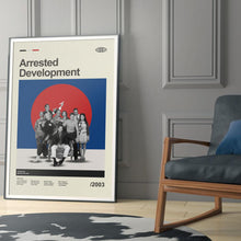 Mid Century Modern Arrested Development Poster, Retro Arrested Development Print, Modern Vintage Movie Posters 4315334103