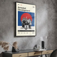 Mid Century Modern Arrested Development Poster, Retro Arrested Development Print, Modern Vintage Movie Posters 4315334103