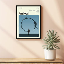 Mid Century Modern Arrival Movie Poster, Retro Movie Print, Modern Vintage Movie Posters