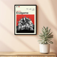 Mid Century Modern Avengers Endgame Movie Poster, Retro Movie Print, Modern Vintage Movie Posters