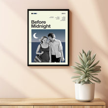 Mid Century Modern Before Midnight Movie Poster, Retro Movie Print, Modern Vintage Movie Posters