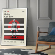 Mid Century Modern Better Call Saul Poster, Retro Better Call Saul Print, Modern Vintage Movie Posters 4315342822