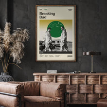 Mid Century Modern Breaking Bad Poster, Retro Breaking Bad Print, Modern Vintage Movie Posters 4315343076