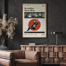 Mid Century Modern Brooklyn Nine-Nine Poster, Retro Brooklyn Nine-Nine Print, Modern Vintage Movie Posters 4315335233