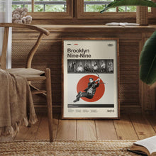 Mid Century Modern Brooklyn Nine-Nine Poster, Retro Brooklyn Nine-Nine Print, Modern Vintage Movie Posters 4315335233