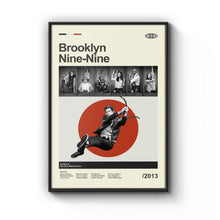 Mid Century Modern Brooklyn Nine-Nine Poster, Retro Brooklyn Nine-Nine Print, Modern Vintage Movie Posters 4315335233