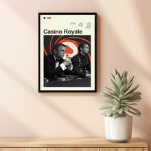 Mid Century Modern Casino Royale Movie Poster, Retro Movie Print, Modern Vintage Movie Posters